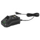 Scie circulaire diam 150 mm sans fil 20 v vitopower + 2 batteries 4.0 ah + 1 chargeur rapide 