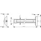 Serrures antipanique touch-bar tp 100 coupe-feu 1 point latéral 