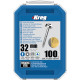 Vis à trous de poche 32 mm Inox Maxi-Loc, Filetage fin, 100 - KREG - SML-F125S5-100-INT 