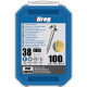 Vis à trous de poche 38 mm Revêtu de Zinc Maxi-Loc, Filetage fin, 100 -KREG - SML-F150-100 