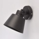 Spot noir loft 1 ampoule 16 cm 