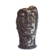 Statue visage métal mosaïque 108 cm - Couleur au choix Gris-anthracite