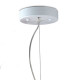 Suspension 40 cm cisne, aluminium et ppma, blanc 