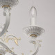 Suspension blanche classic 6 ampoules 105 cm 