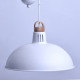 Suspension blanche megapolis 1 ampoule 220 cm 