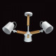 Suspension blanche megapolis 3 ampoules 40 cm 