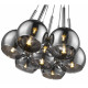Suspension chrome warwick 7 lumières 