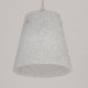 Suspension chromée megapolis 1 ampoule 140 cm 