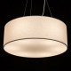 Suspension chromée megapolis 6 ampoules 70 cm 