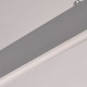 Suspension chromée techno 3 ampoules 132 cm 