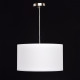 Suspension grise megapolis 3 ampoules 114 cm 