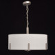 Suspension grise megapolis 6 ampoules 70 cm 