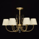 Suspension laiton classic 6 ampoules 95 cm 
