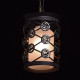 Suspension marron country 1 ampoule 124 cm 