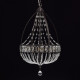 Suspension marron loft 6 ampoules 155 cm 