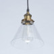 Suspension noire industrial 1 ampoule 146 cm 