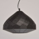 Suspension noire loft 1 ampoule 150 cm 