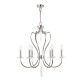Suspension pimlico, 6 ampoules - Coloris au choix Nickel
