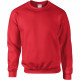 Sweat-shirt col rond gildan dryblend - Coloris et taille au choix Rouge