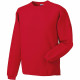 Sweat-shirt de travail col ras du cou russell - Coloris et taille au choix Rouge