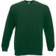 Sweat-shirt manches droites fruit of the loom - Coloris et taille au choix Vert-bouteille