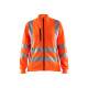 Sweat zippé haute-visibilité femme 33081974 - Couleur au choix Orange-fluo