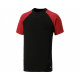 T-shirt de travail dickies two tone - Coloris et taille au choix Noir-Rouge