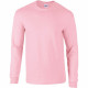T-shirt manches longues gildan 100% coton  - Coloris et taille au choix Rose