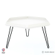 Tables basses de jardin en Acier - Céleste Blanc