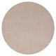 Tapis cercle moorland twist beige cercle - Dimension au choix 