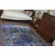 Tapis drop jasmine 456 bleu foncé - Dimension au choix 