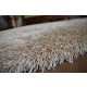 Tapis love shaggy modèle 93600 beige - Dimension au choix 