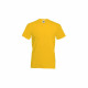 Tee-shirt col v fruit of the loom valueweight manches courtes - Taille et coloris au choix Jaune
