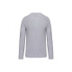 Tee-shirt de travail col rond manches longues kariban 100% coton 