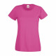 Tee-shirt femme fruit of the loom lady-fit valueweight - Taille et coloris au choix Rose