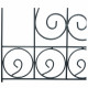 Treillis porte plantes en métal  40 x 120 cm 
