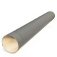 Tuyau de descente eaux pluviales rond aluminium 3ml Ø80 LaBoitaÔ - Coloris au choix RAL 9006 - Gris