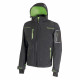 Veste en softshell space - fu187 - Couleur et taille au choix Gris-foncé