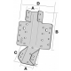 Sabots à pente réglable dimensions au choix 