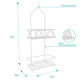 Valet Blanc suspendu 50x20x10 - ELI Aurlane - 701053 