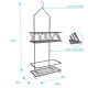 Valet chrome suspendu 50x20x10 - LOU Aurlane - 701058 