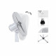 Ventilateur programmable sur pied avec télécommande       blanc 