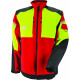 Veste de travail rouge INFINITY en stretch avec manches amovibles - SOLIDUR - INVERE-2XL 
