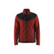 Veste tricotée softshell 59422536 - Couleur au choix Rouge-brique-Noir