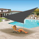 Voile d'ombrage triangulaire 5 x 5 x 5 m Ose (couleur au choix) Anthracite