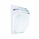 Applique murale Jardin 1pc. E27 Frost verre IP44 Mod. VT- 754 - Couleur au choix Blanc