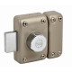 Verrou à bouton YALE Sans cylindre - YV20 - 28215000 