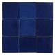 Zellige 10 x 10 cm - 100 pcs - Couleur au choix Bleu-nuit