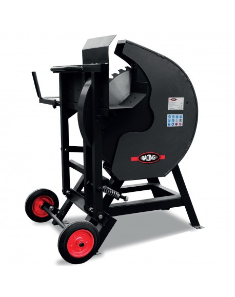 racing scie a buches electrique 2600w sur roues rac2650sb distriartisan