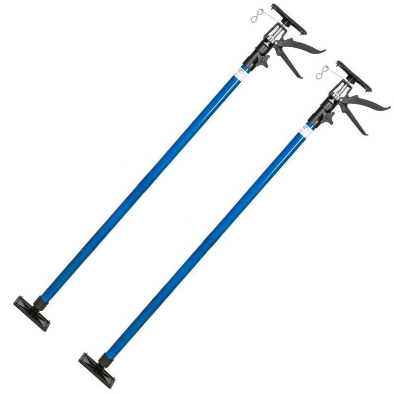 Helloshop26 2 X Etais Telescopique Support Barre Tiges Traverse